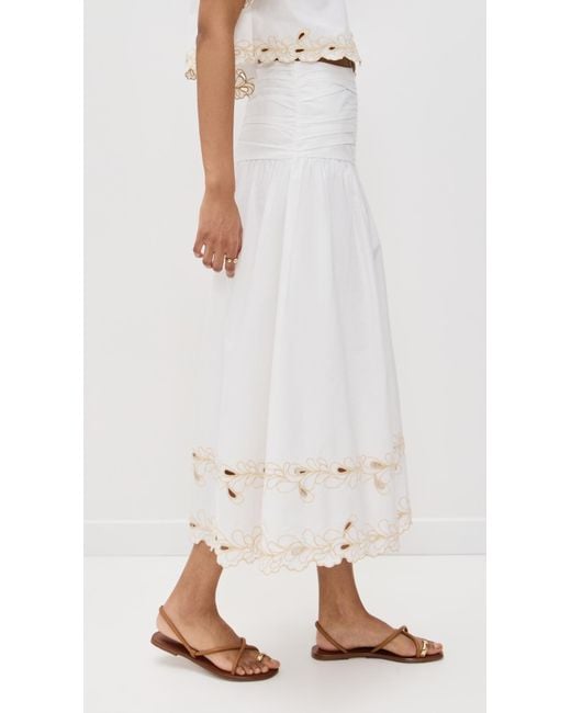 Rails White Sol Skirt