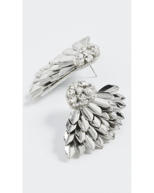 Deepa Gurnani Metallic Deepa By Perry Earrings
