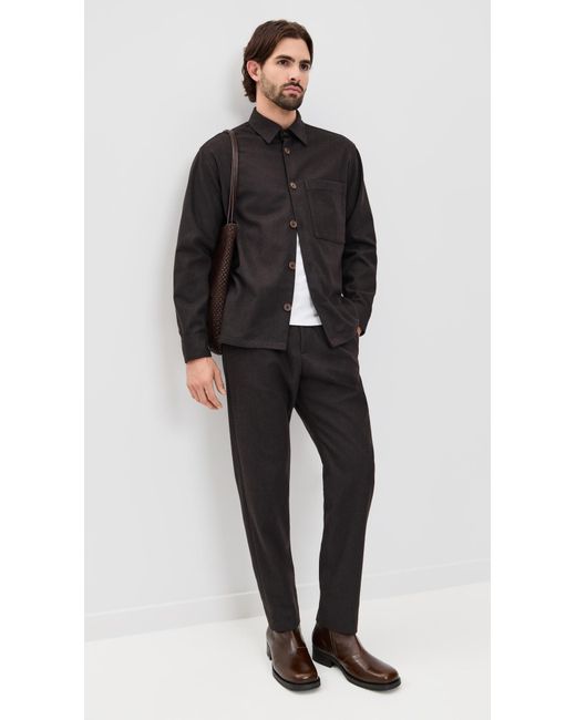 NN07 Black Freddy Overshirt for men