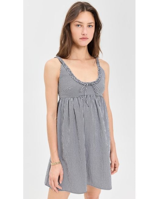 Solid & Striped Gray The Cassidy Dress