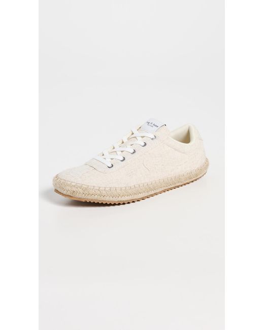 Rag & Bone White Retro Espadrille Sneakers