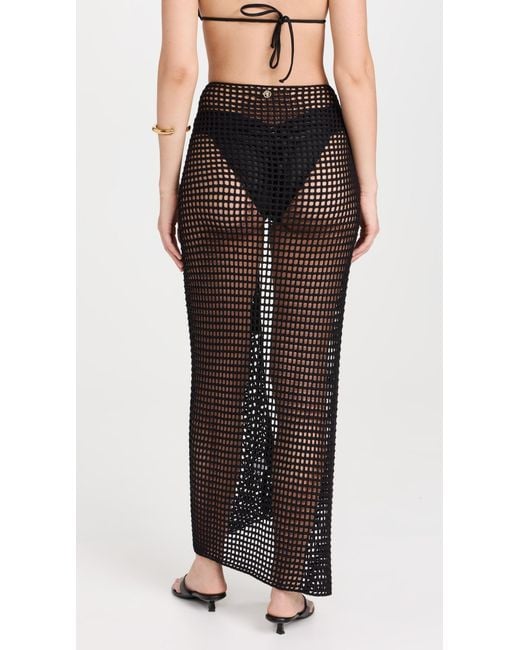 Bananhot Black Midi Net Sarong