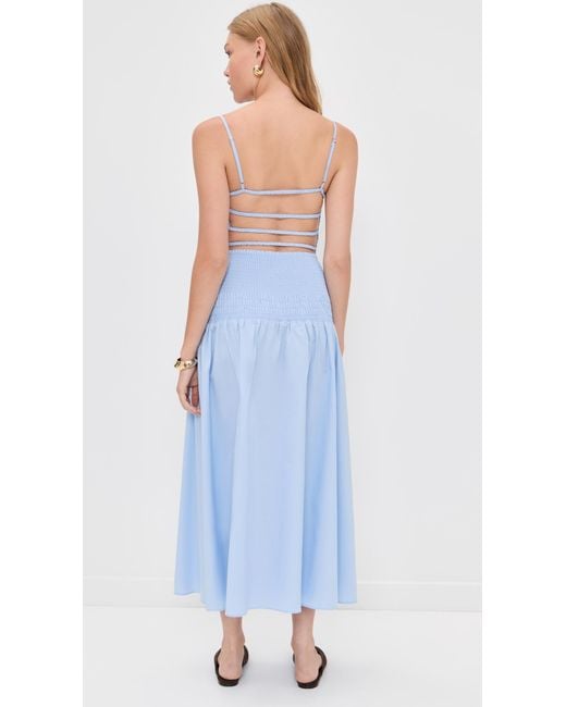 Solid & Striped Blue The Vida Dress