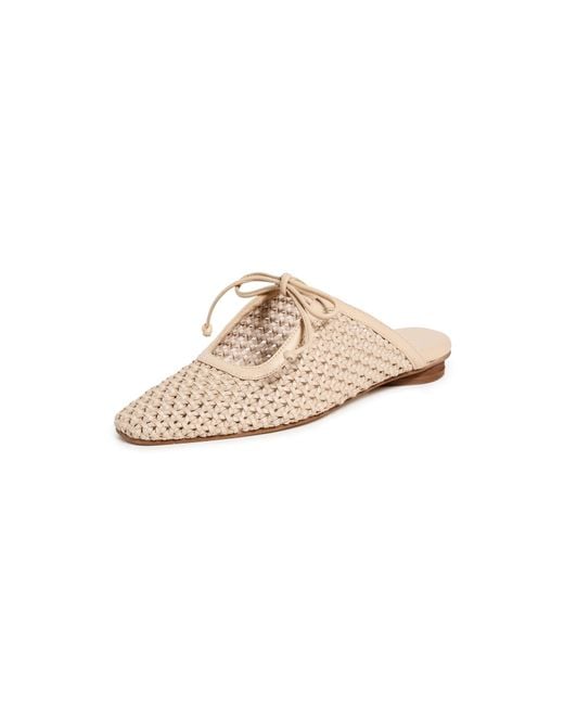 Kaanas Multicolor Ramio Basketweave Mules