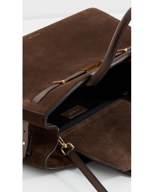 DeMellier London Brown Midi Hudson Handbag