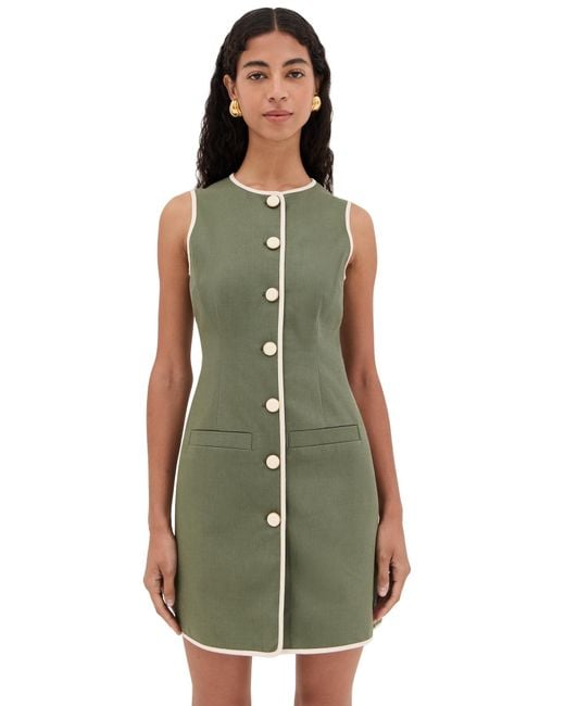 Veronica Beard Whistler Dress in Green | Lyst Veronica Beard Whistler Dress in Green | Lyst