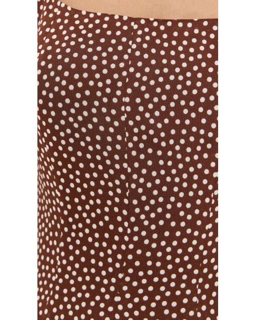 Reformation Brown Annelise Dress