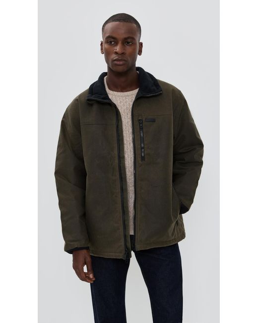 Filson Black Tin Cloth Primaloft Jacket for men