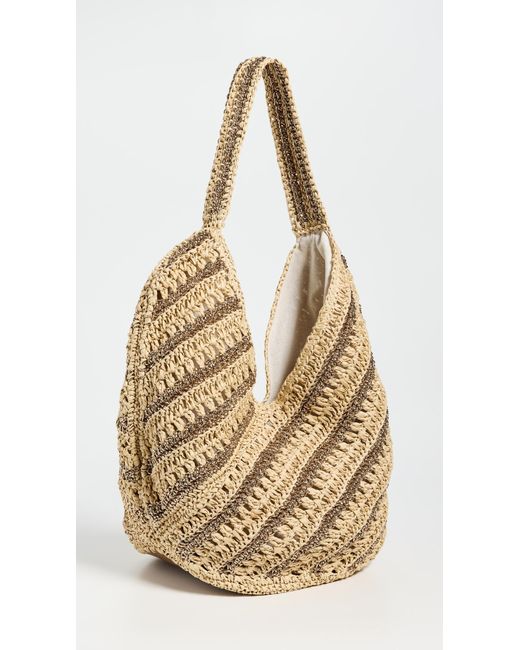 BTB Los Angeles Natural Harper Hobo Bag