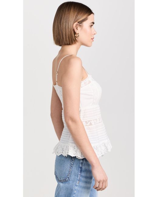 LoveShackFancy White Charlieann Top