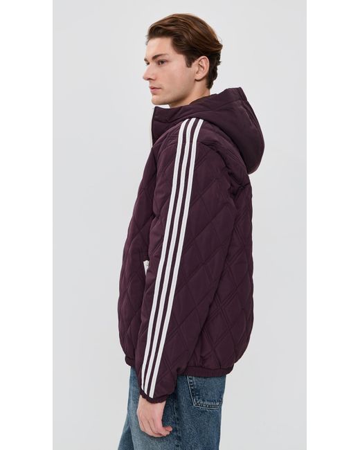 Adidas Purple Quilted Jacket