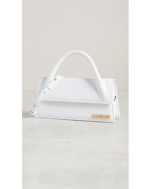 Jacquemus Leather Le Chiquito Long Bag in White - Lyst