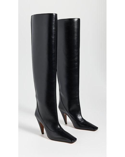 Stella McCartney Black Spur Brushed Alter Mat Boots
