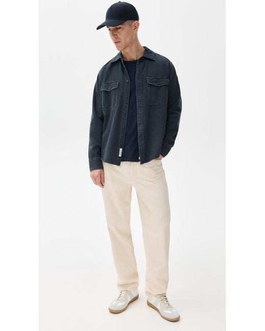 Rag & Bone Blue Classic Flame Tee for men