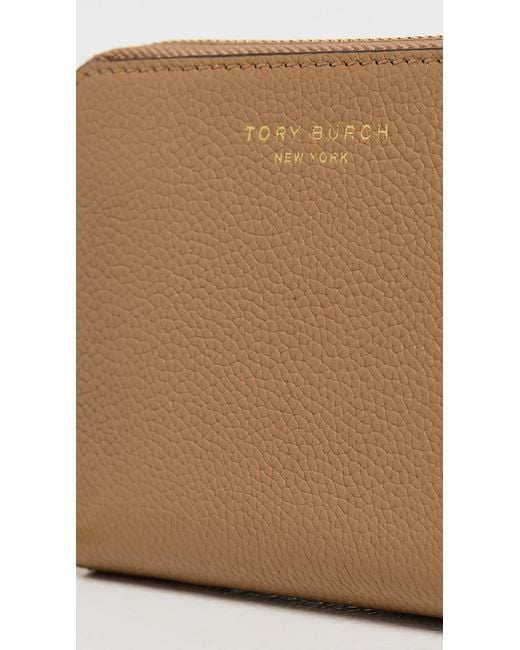 Tory Burch White Romy Medium Zip Around Wallet