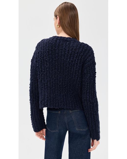 Le Bos Blue Marina Pullover Sweater