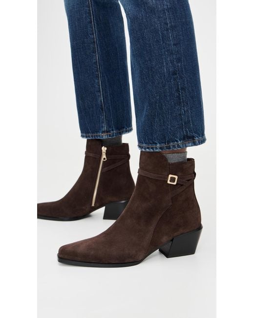 Rag & Bone Brown Joni Buckle Boots