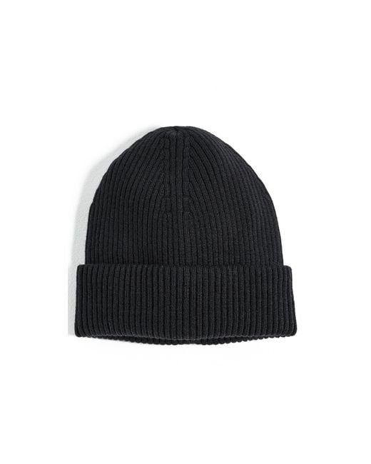 Our Legacy Black Knit Beanie for men