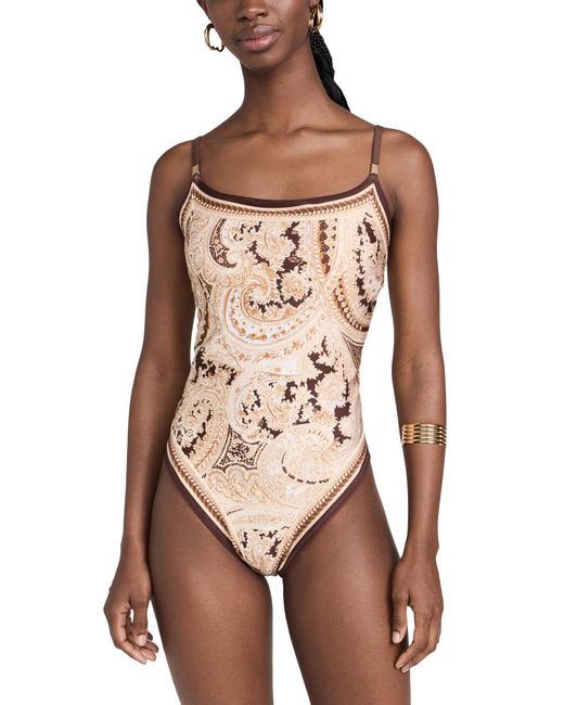 L'Agence Brown Remi One Piece