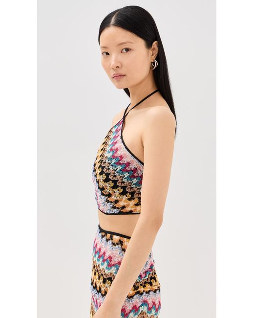 Missoni Black Halter Top