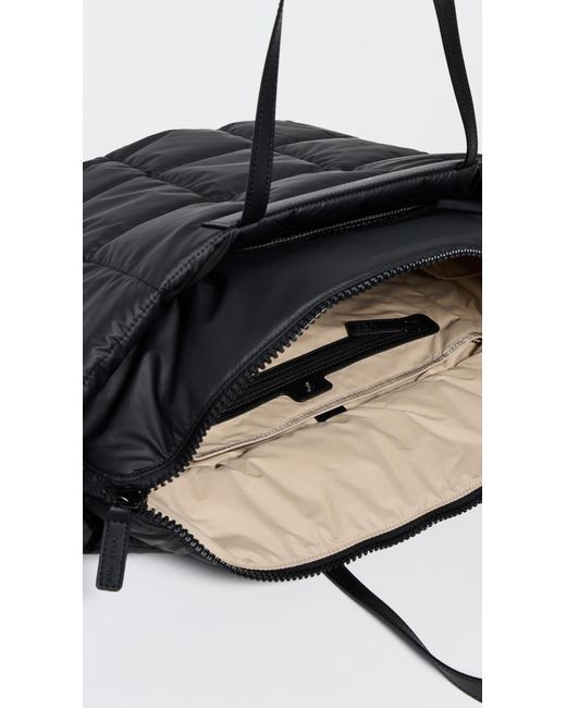 VEE COLLECTIVE Black Porter Basque Matte Bag