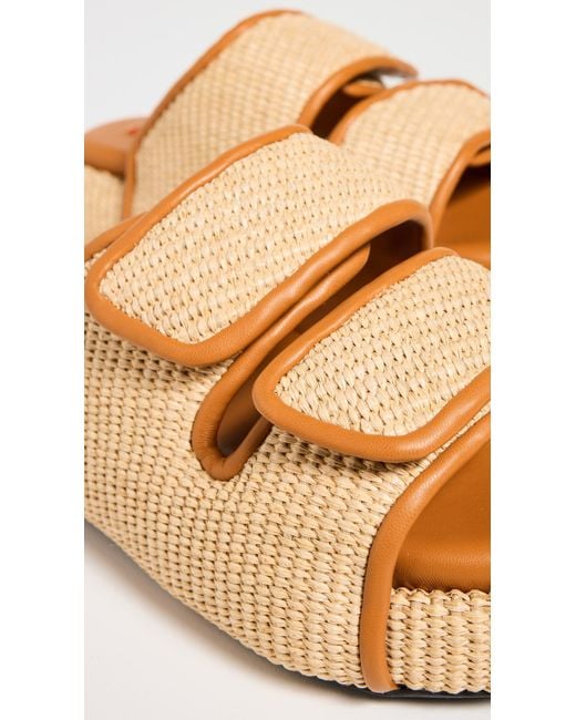 Simon Miller Natural Raffia Cro Slides