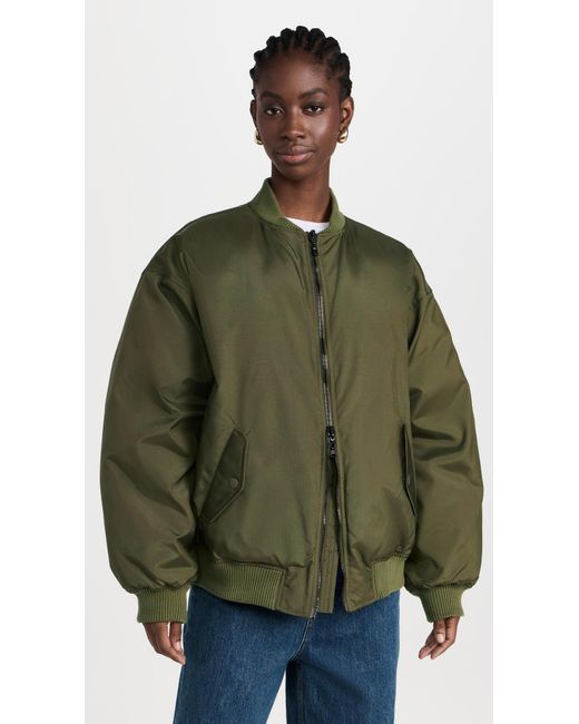 Wardrobe NYC Green Wardrobe. Nyc Reveribe Bober Jacket Iitary