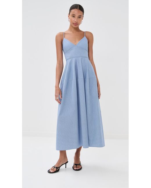Co. Blue Basque Dress