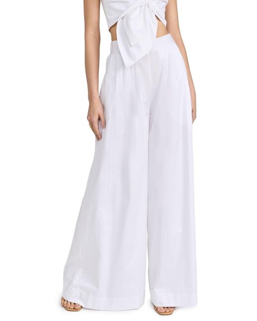 JBQ White Harper Pants