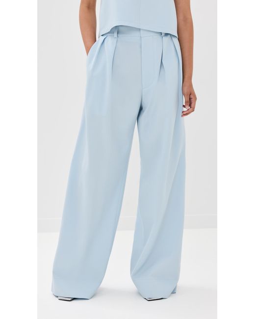 Wardrobe NYC Blue Wardrobe. Nyc Low Rise Trousers