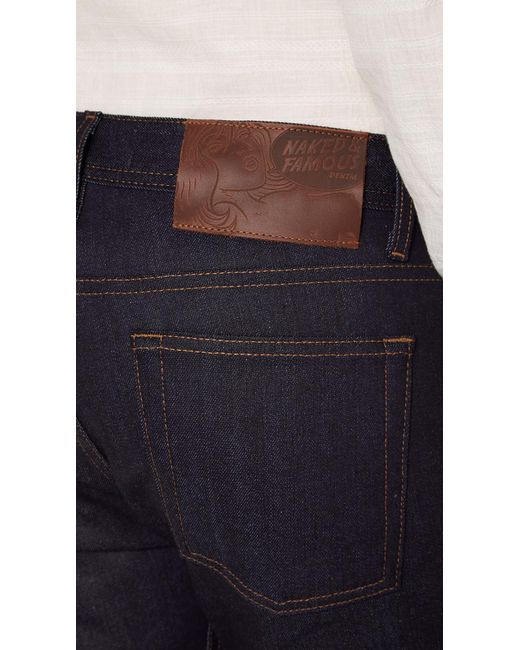Naked & Famous Black Weird Guy for men