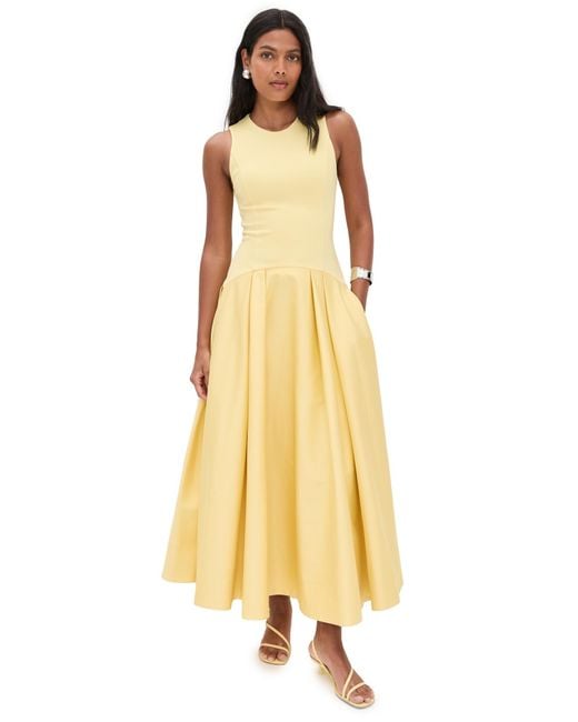 sachin and babi light blue dress Ansel Jacquard Drop Waist Flare Dress