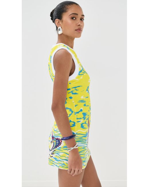 Staud Yellow Como Dress