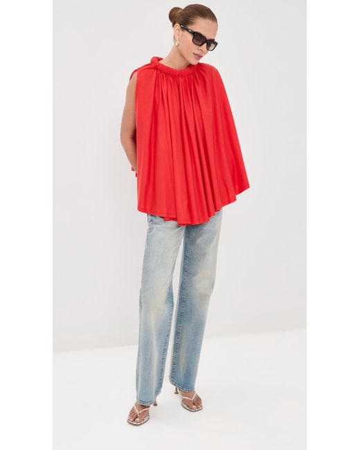 Coperni Red Circle Top