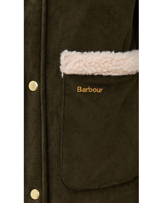 Barbour Black Tabitha Casual Corduroy Jacket