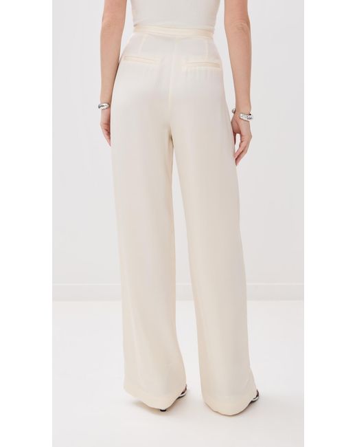 Rohe White Relaxed Drawstring Trousers