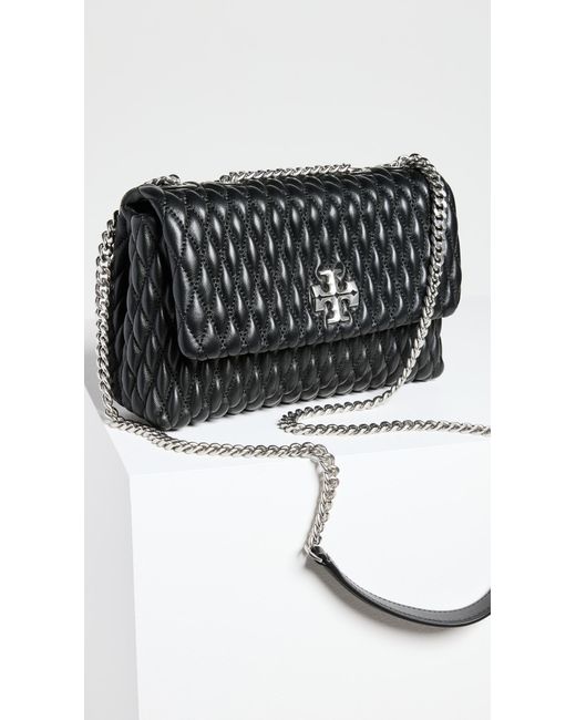 Tory Burch Kira Ruched Convertible Shoulder Bag in Black Lyst