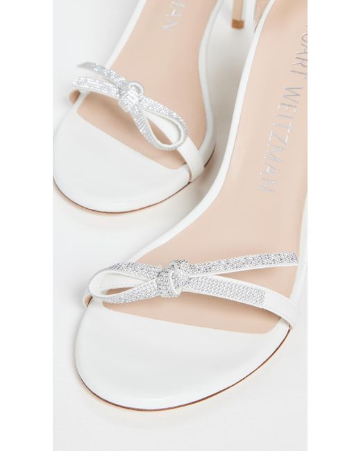 stuart weitzman nudist white