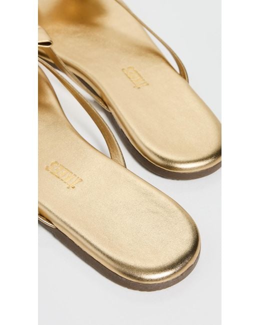 TKEES Black Lily Oversized Bow Flip Flops