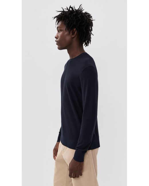 Theory Blue Riland Crew Neck for men