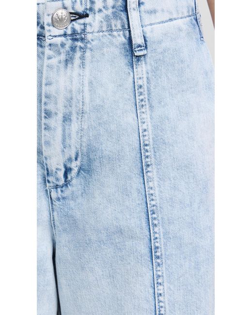 Rag & Bone Blue Featherweight Arianna Ankle Palazzo Jeans