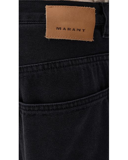 Isabel Marant Black Jenter Pants for men