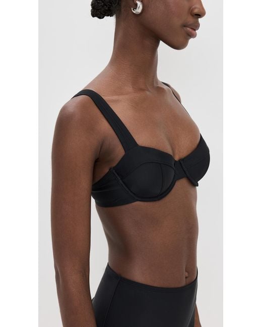 Solid & Striped Black The Lilo Top