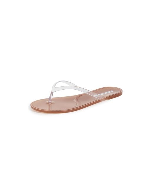 Black Suede Studio Black Crystal Jelly Flip Flops