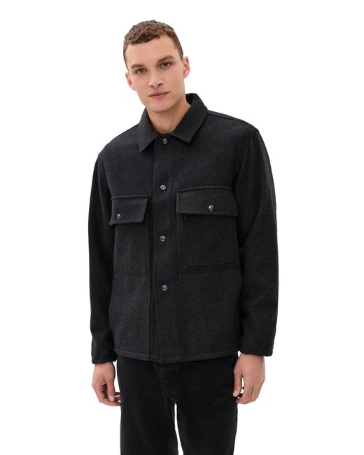 KNICKERBOCKER Black Mott Wool Cashmere Jacket for men