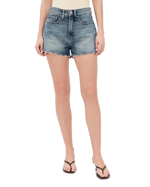 GOOD AMERICAN Blue Good '90S Shorts