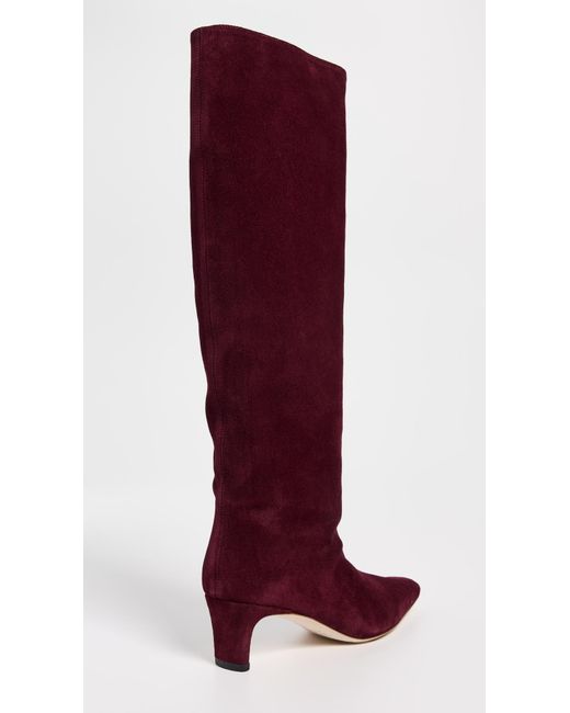 Staud Red Wally Boots