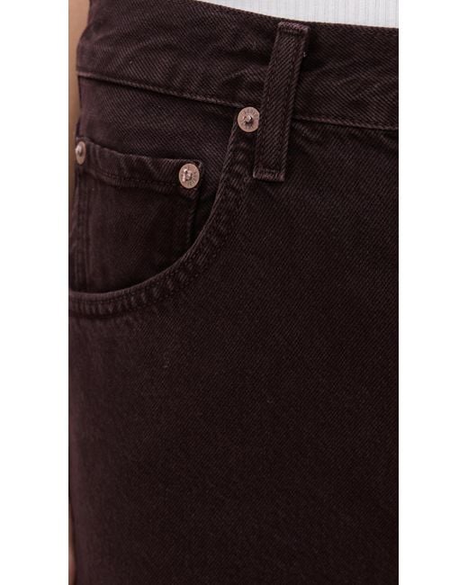 Agolde Black Low Curve Jeans