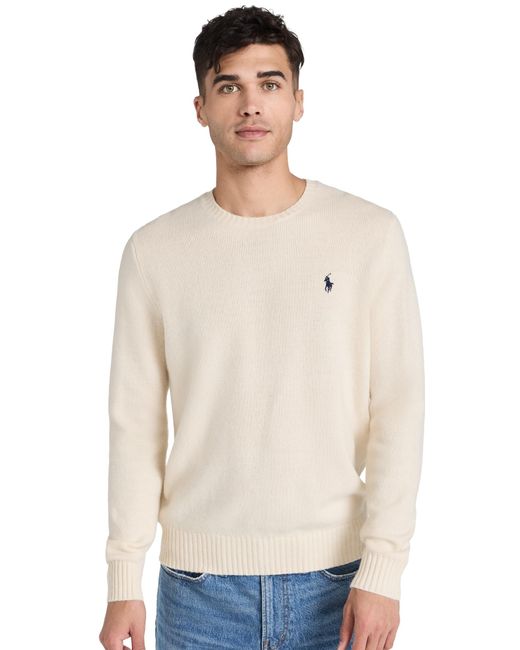 Polo Ralph Lauren Natural Wool Cashmere Pullover Sweater for men
