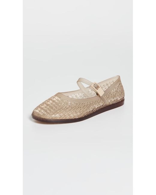 Melissa White Harper Jelly Ballet Flats